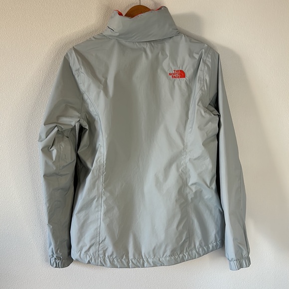 EUC North Face outdoor jacket, medium, grey/orange - Picture 2 of 8